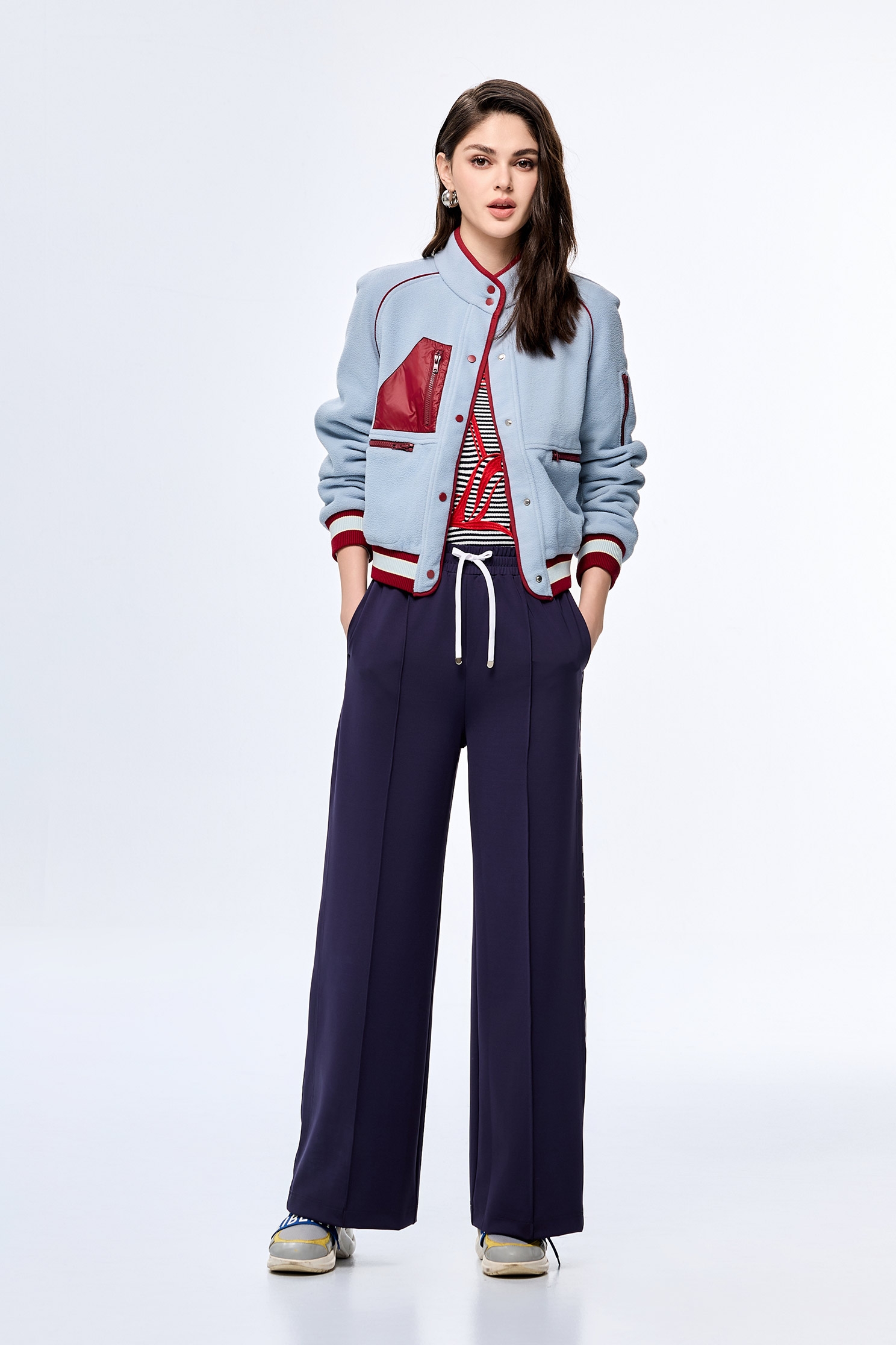 Glacier Series Thermal JacketGlacier Blue Color Warm Jacket,COZY PUNCH,Jackets,Outerwear,Season (AW) Look,Long sleeve outerwear