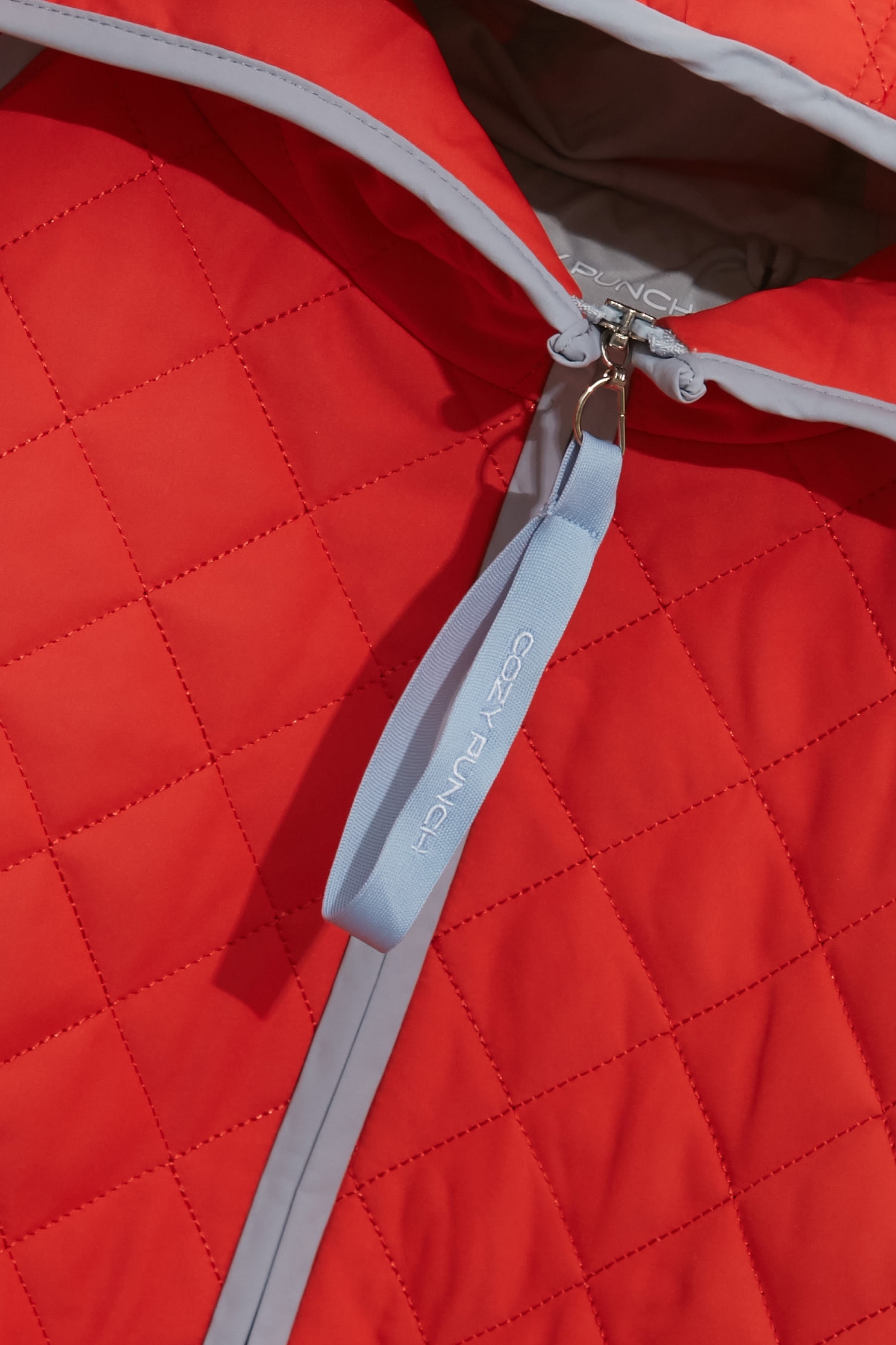 Flame Color Quilted Warm JacketFlame Color Quilted Warm Jacket,COZY PUNCH,Outerwear,Season (AW) Look,Hoodie jackets,Long sleeve outerwear