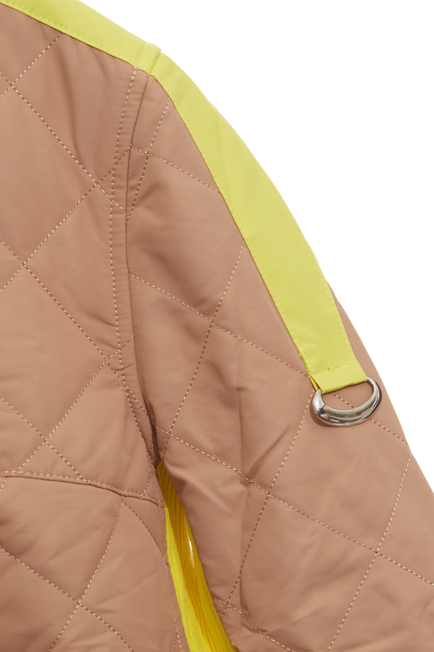 Tea Stain Color Quilted Warm JacketTea Stain Color Quilted Warm Jacket,COZY PUNCH,Jackets,Outerwear,Season (AW) Look,Long sleeve outerwear