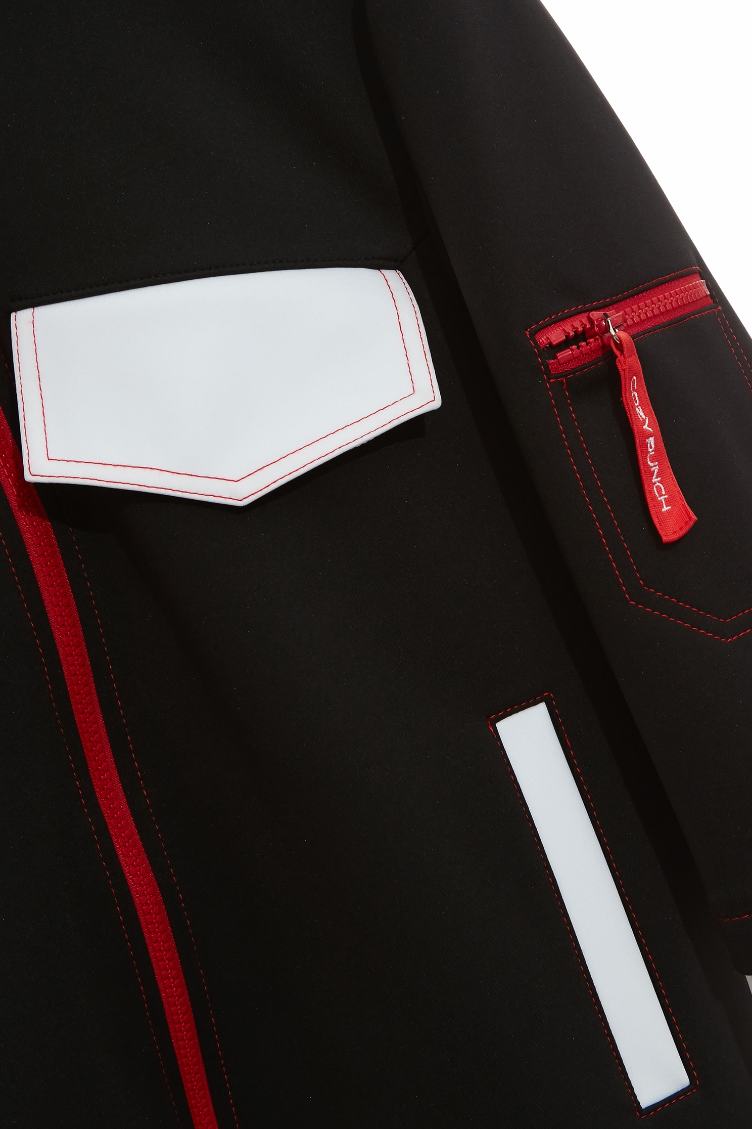 Color-Blocked Biker Style JacketCool racing-style jacket,COZY PUNCH,Jackets,Outerwear,Season (AW) Look,Long sleeve outerwear