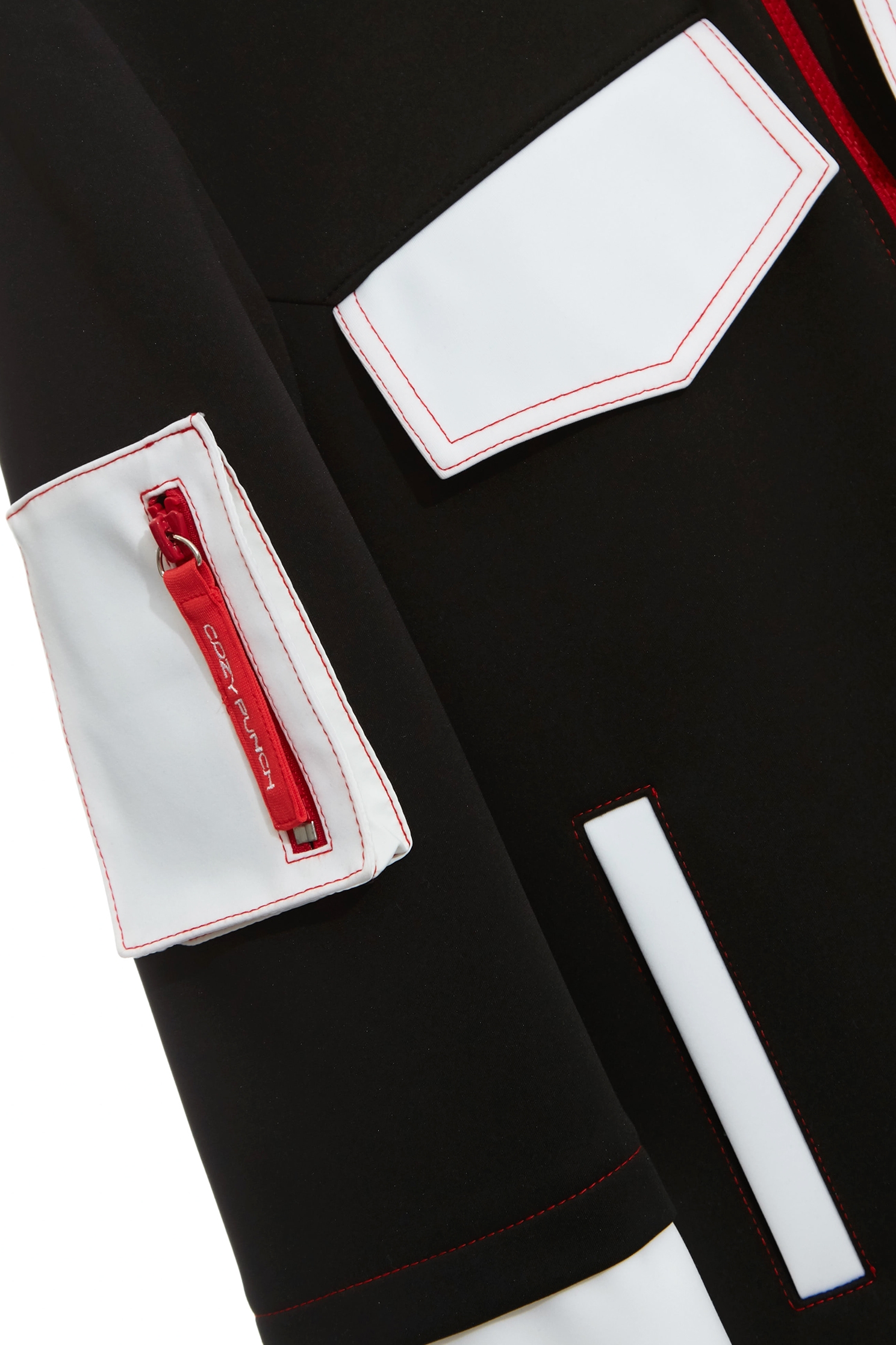 Color-Blocked Biker Style JacketCool racing-style jacket,COZY PUNCH,Jackets,Outerwear,Season (AW) Look,Long sleeve outerwear