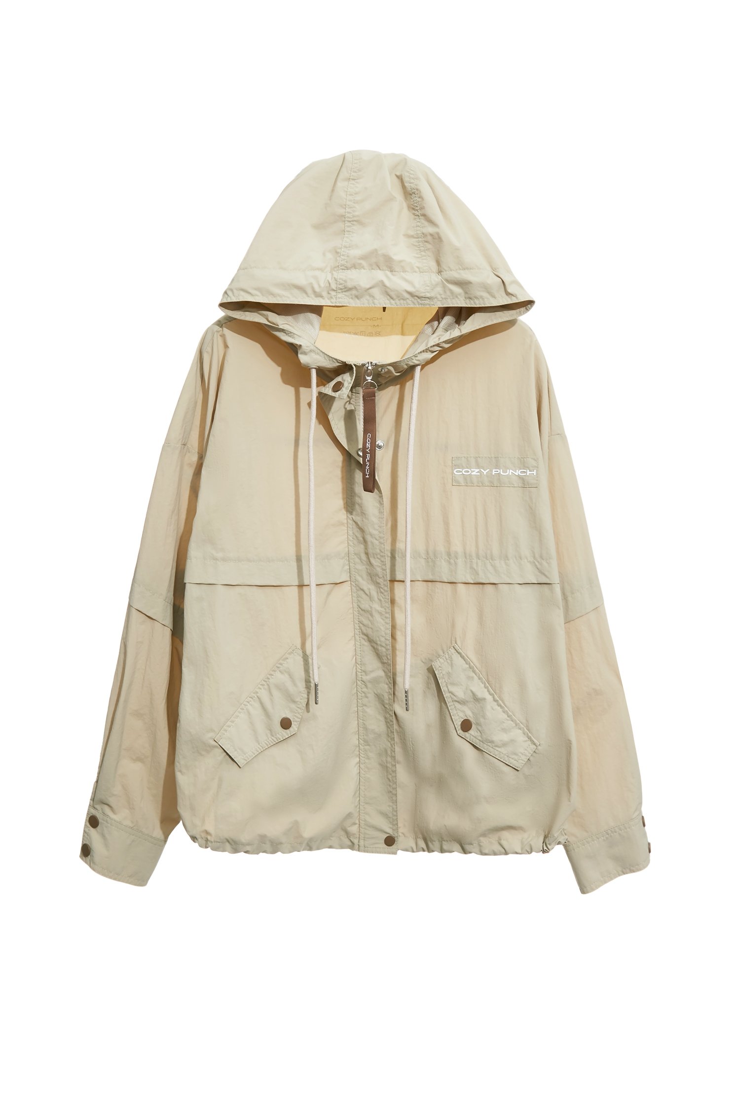 Khaki Sports JacketKhaki Sports Jacket,Outerwear,Season (AW) Look,Hoodie jackets