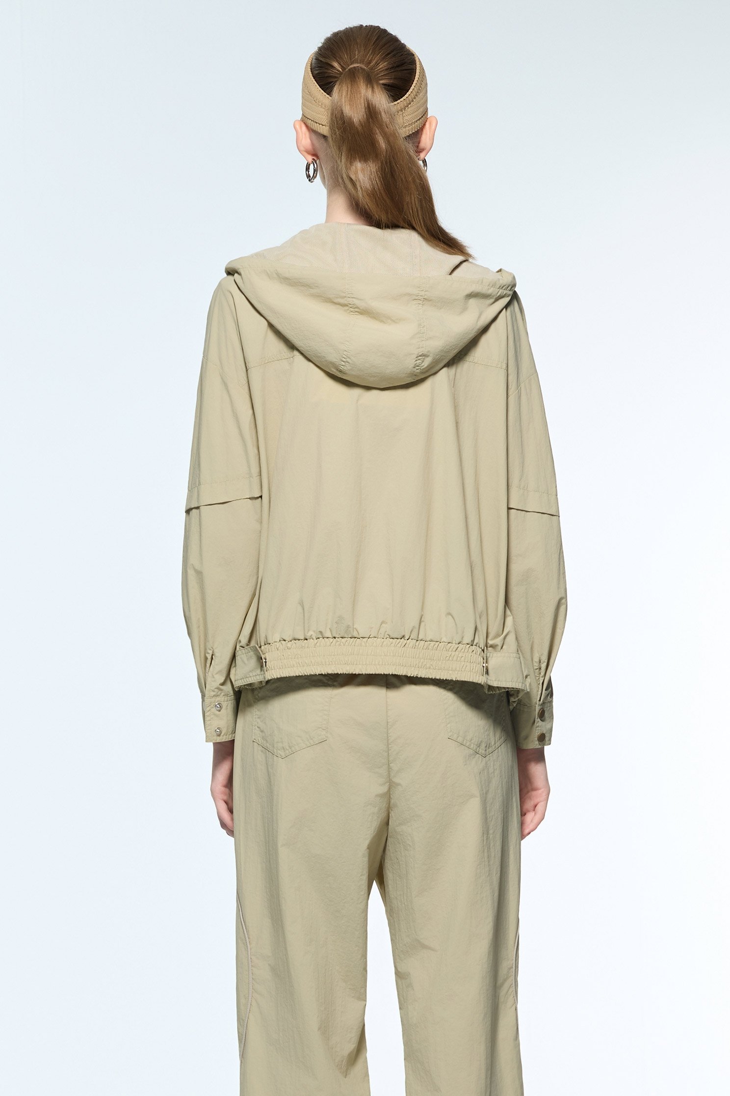 Khaki Sports JacketKhaki Sports Jacket,Outerwear,Season (AW) Look,Hoodie jackets