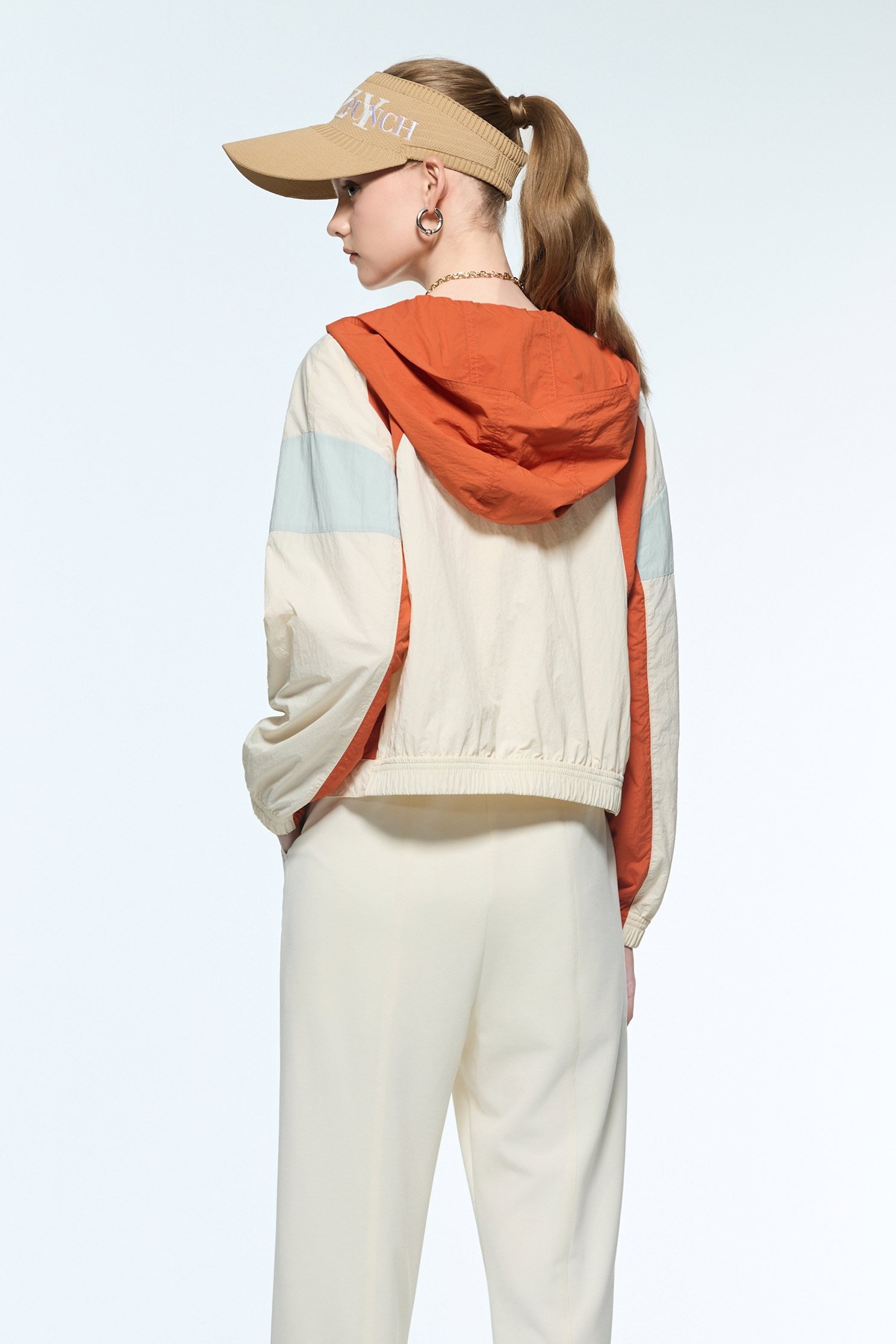 Colour Block Hoodie JacketColour Block Hoodie Jacket,Outerwear,Season (AW) Look,Hoodie jackets