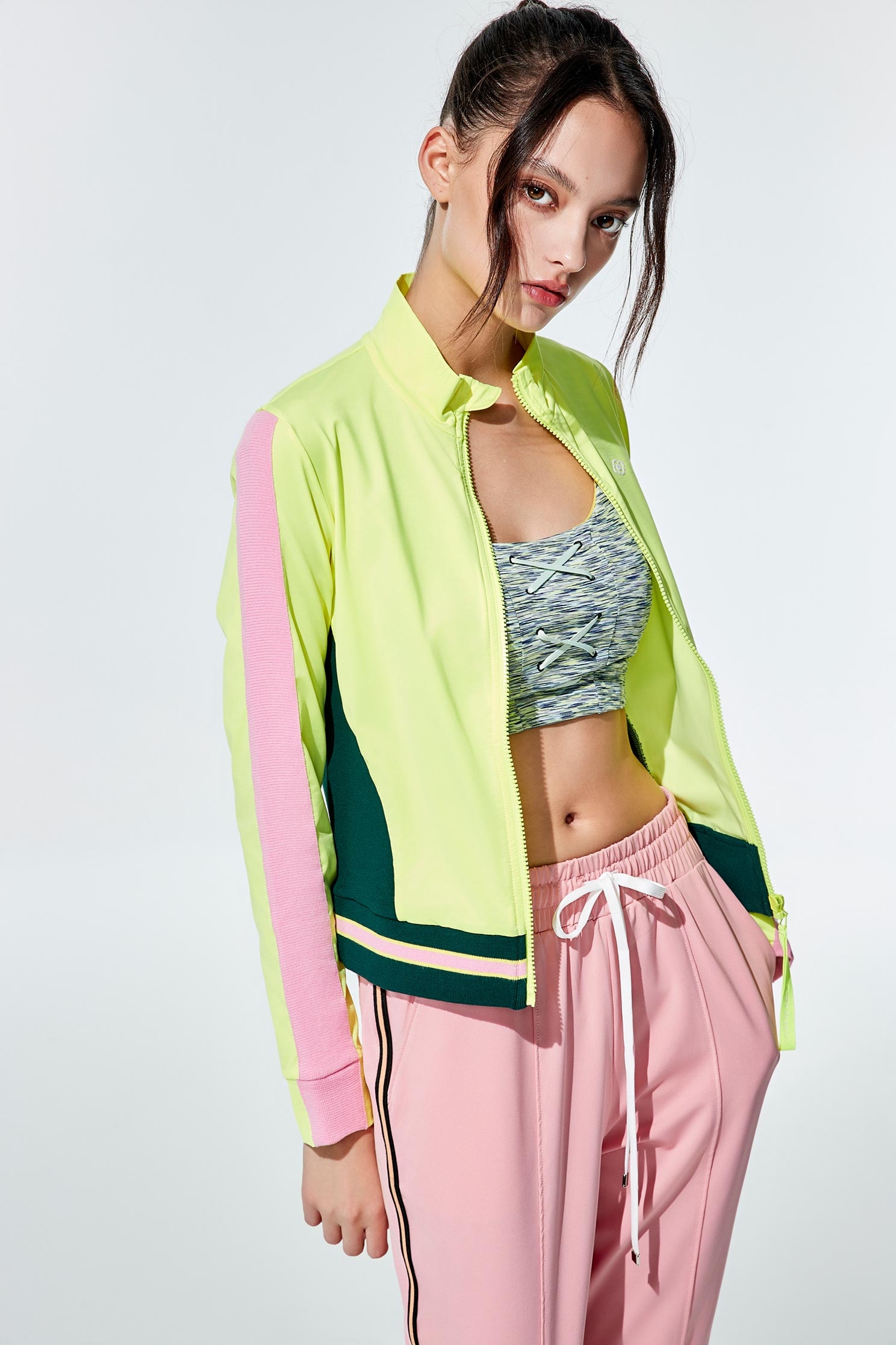 Colour Block Breathable JacketColour Block Breathable Jacket,Outerwear,Season (AW) Look,Long sleeve outerwear