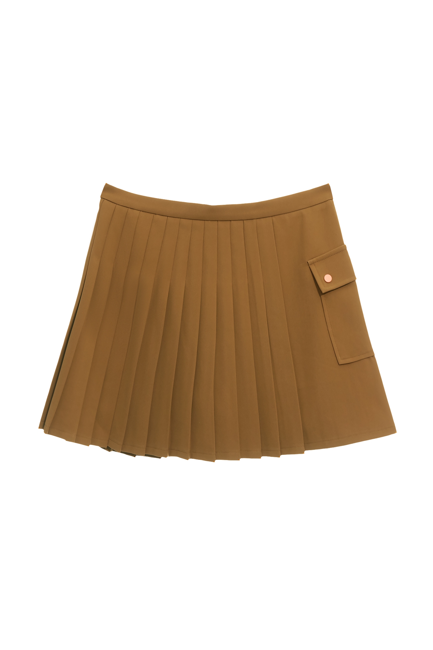 Nut shell brown golf skirtNut shell brown golf skirt,COZY PUNCH,Pleated skirts,Mini skirts,Season (AW) Look