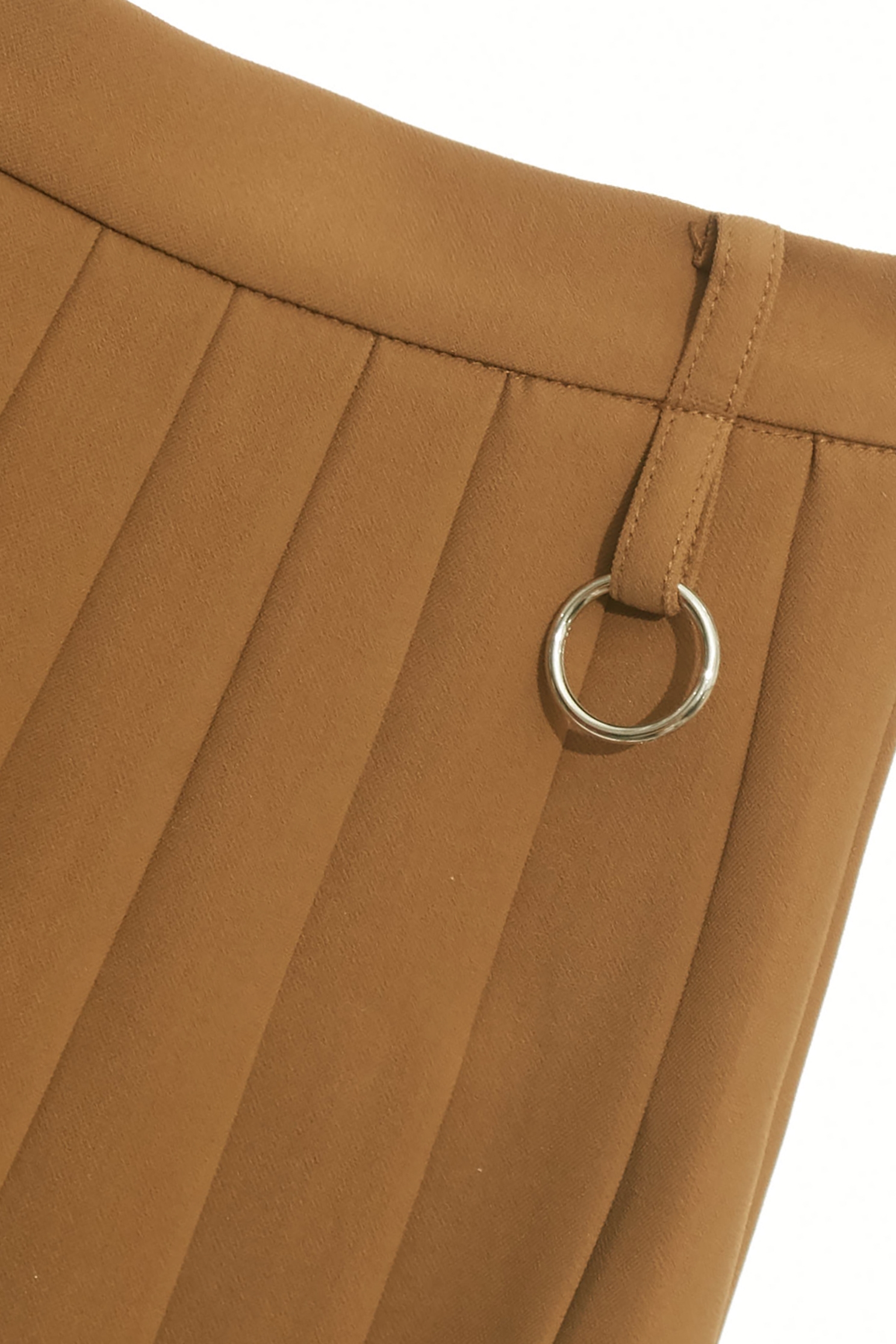 Nut shell brown golf skirtNut shell brown golf skirt,COZY PUNCH,Pleated skirts,Mini skirts,Season (AW) Look