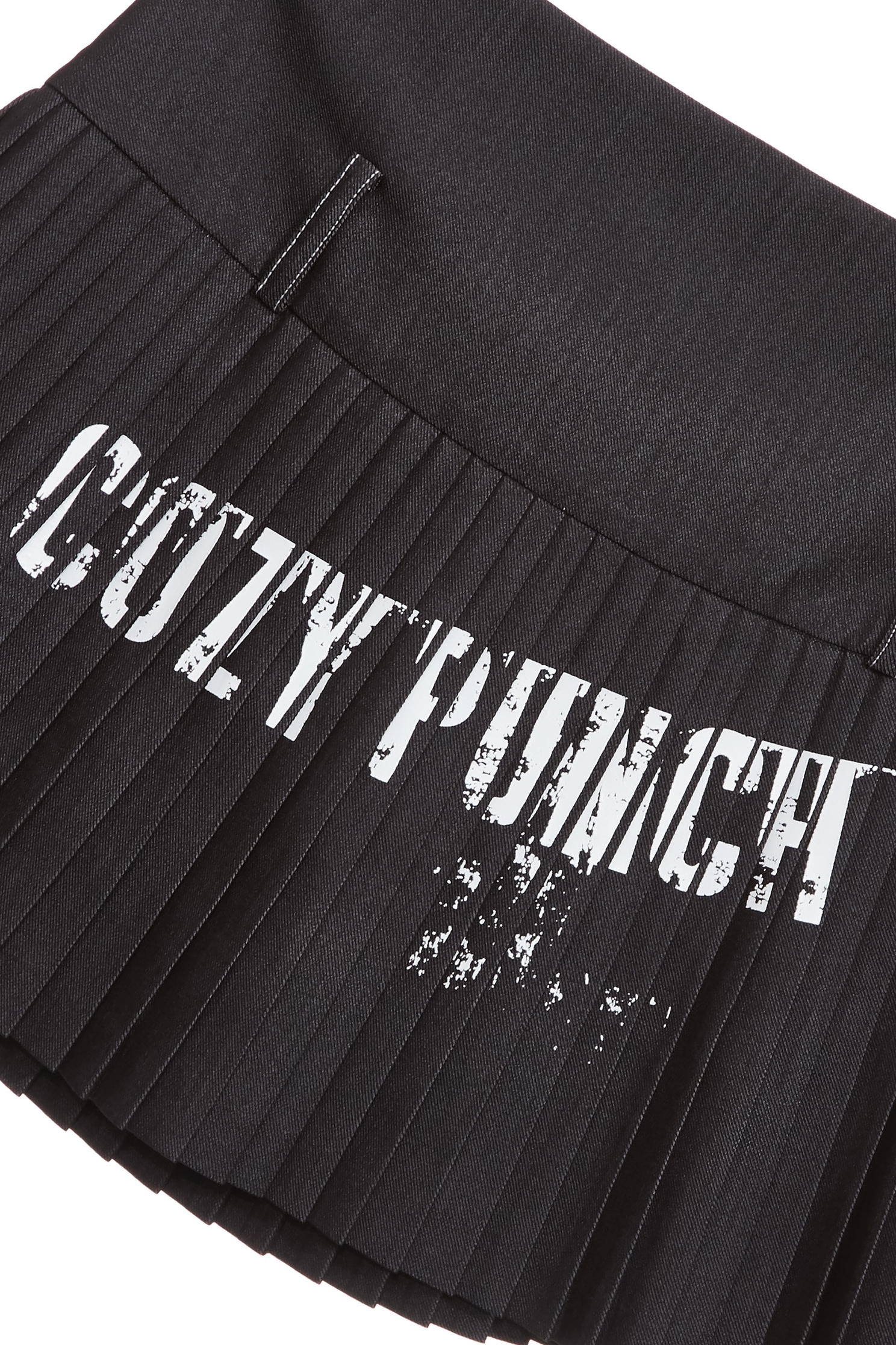 Salt gray golf pleated skirtSalt gray golf pleated skirt,COZY PUNCH,Season (SS) Look,Denim,Denim skirts,Pleated skirts,Black skirts