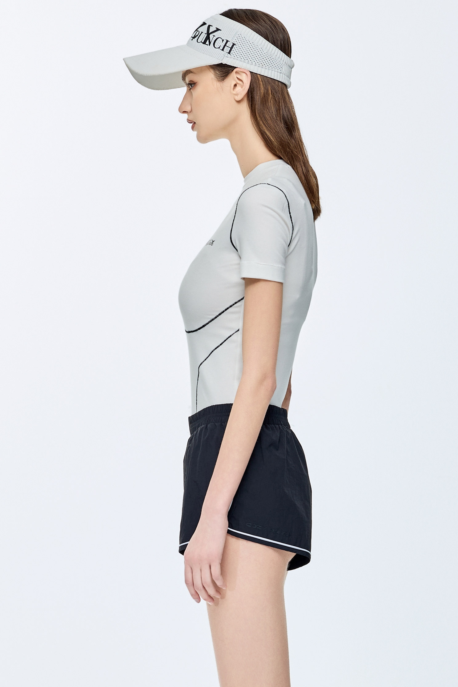 Knitted Sports Style ShortsKnitted Sports Style Shorts,COZY PUNCH,Shorts,Trench coats