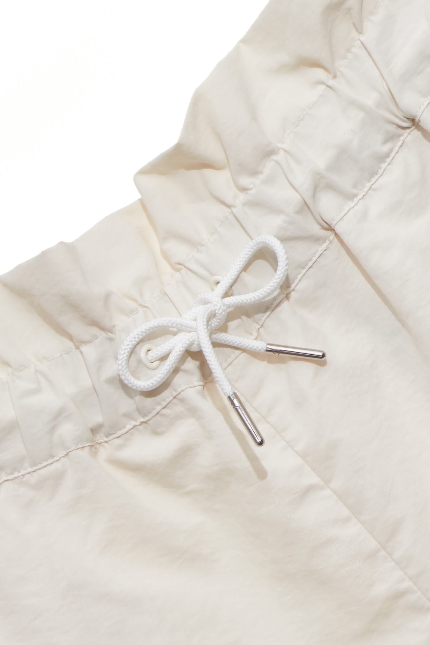 Casual Ruffled Waistband ShortsCasual Ruffled Waistband Shorts,COZY PUNCH,Season (SS) Look,Shorts,Trench coats