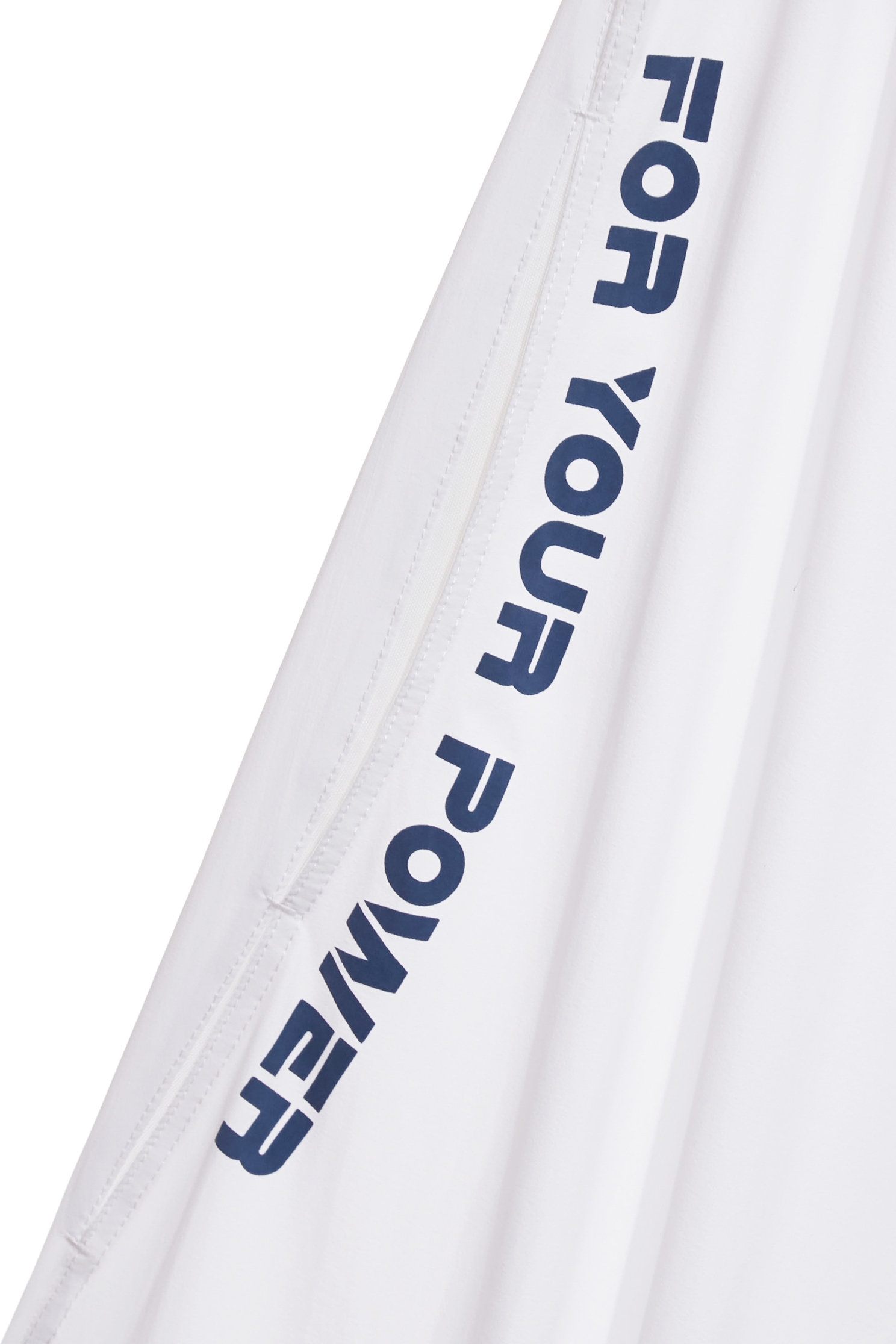 Printed Slogan Sun Protection Collagen Jogger PantsOptical White Collagen Pants,Cool Tech Activewear,CoolTechActivewear,COZY PUNCH,Season (SS) Look,White pants,Mesh fabric,pants