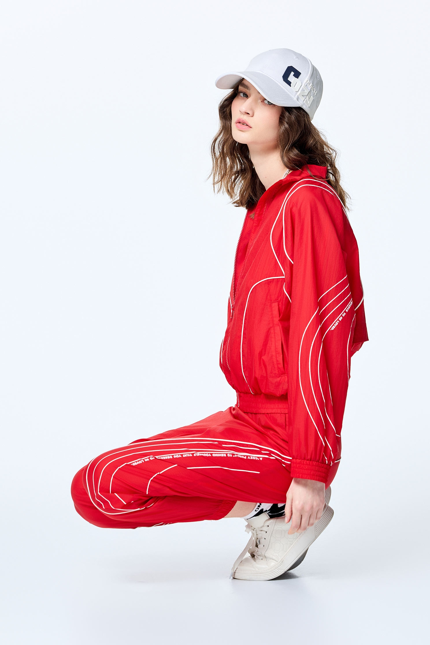 Planetary Graphic Jogger PantsPlanetary Graphic Jogger Pants,COZY PUNCH,Season (SS) Look,Joggers,Pants,Trench coats