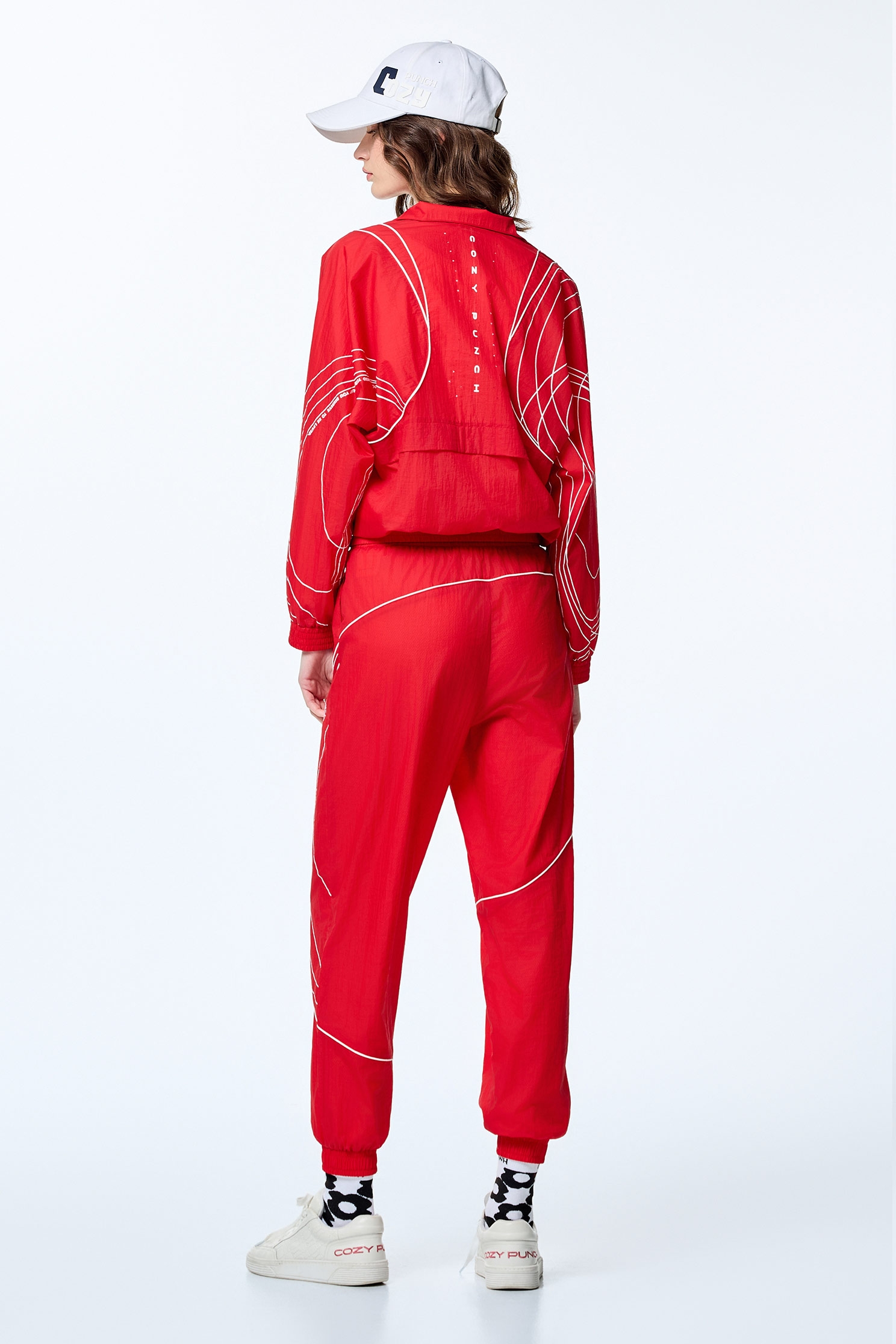 Planetary Graphic Jogger PantsPlanetary Graphic Jogger Pants,COZY PUNCH,Season (SS) Look,Joggers,Pants,Trench coats