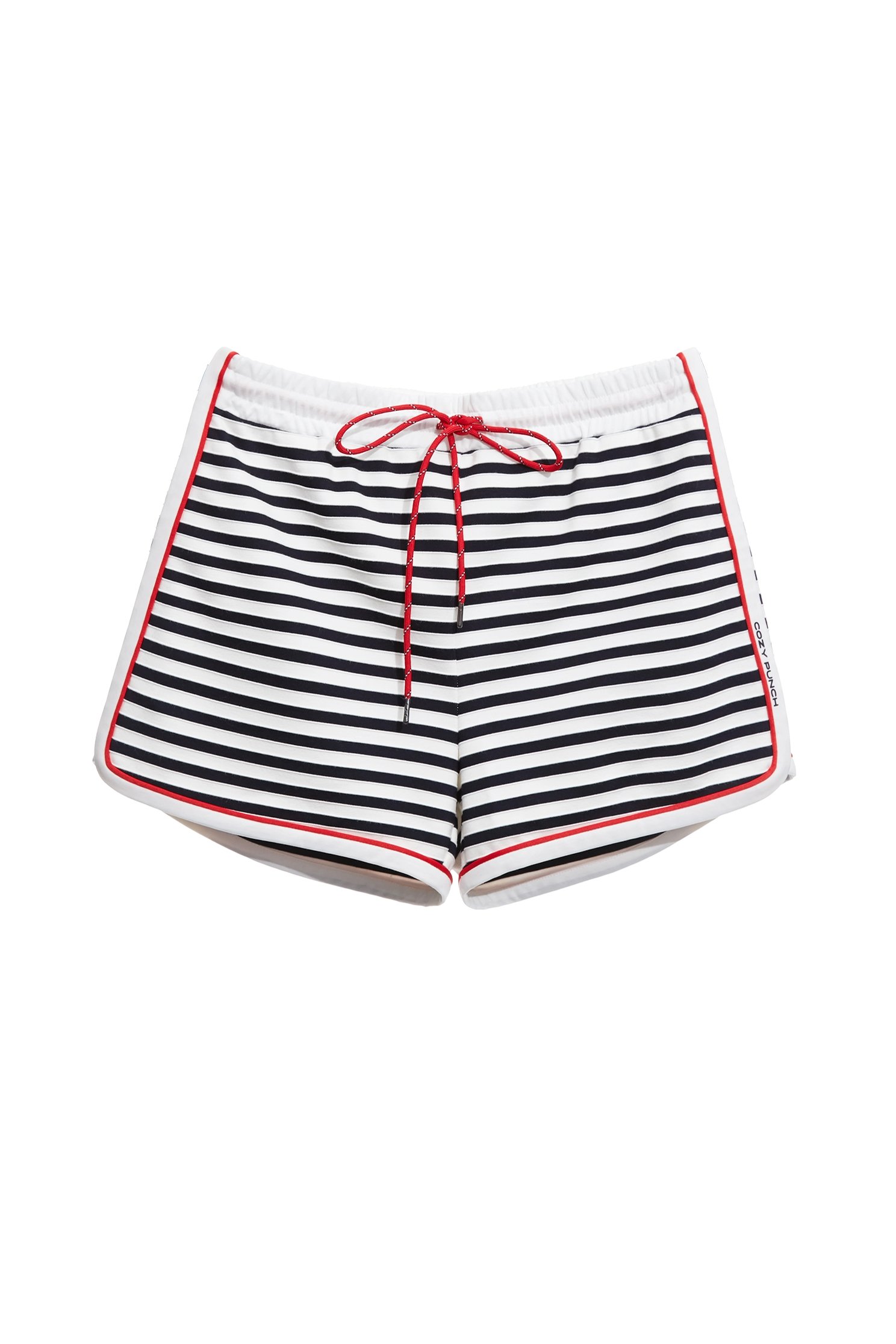 Navy Stripe Casual ShortsNavy Stripe Casual Shorts,COZY PUNCH,Shorts,Season (AW) Look
