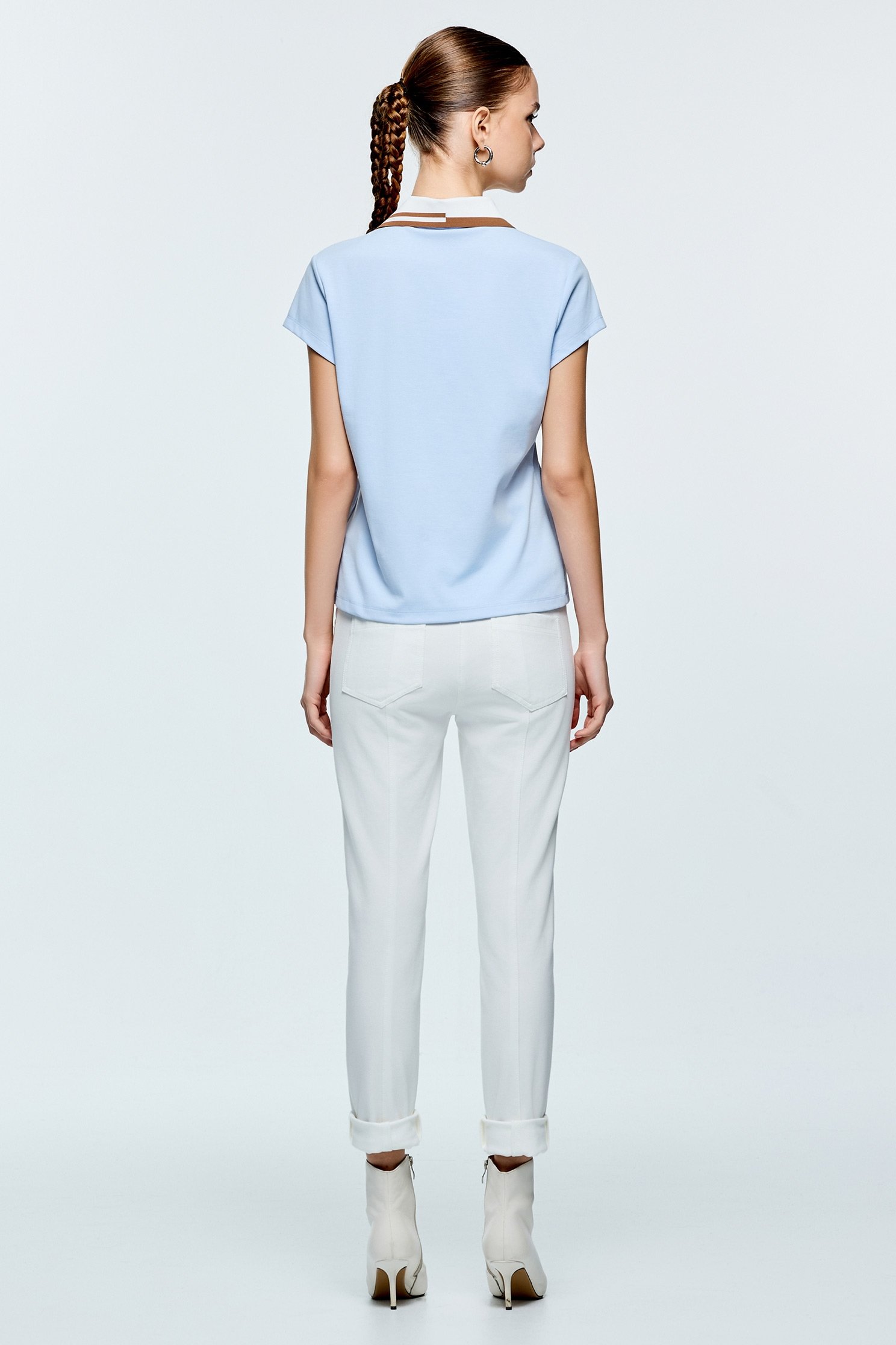 White Slim Fit PantsWhite Slim Fit Pants,COZY PUNCH,Season (AW) Look,Skinny pants,Skinny pants,Pants