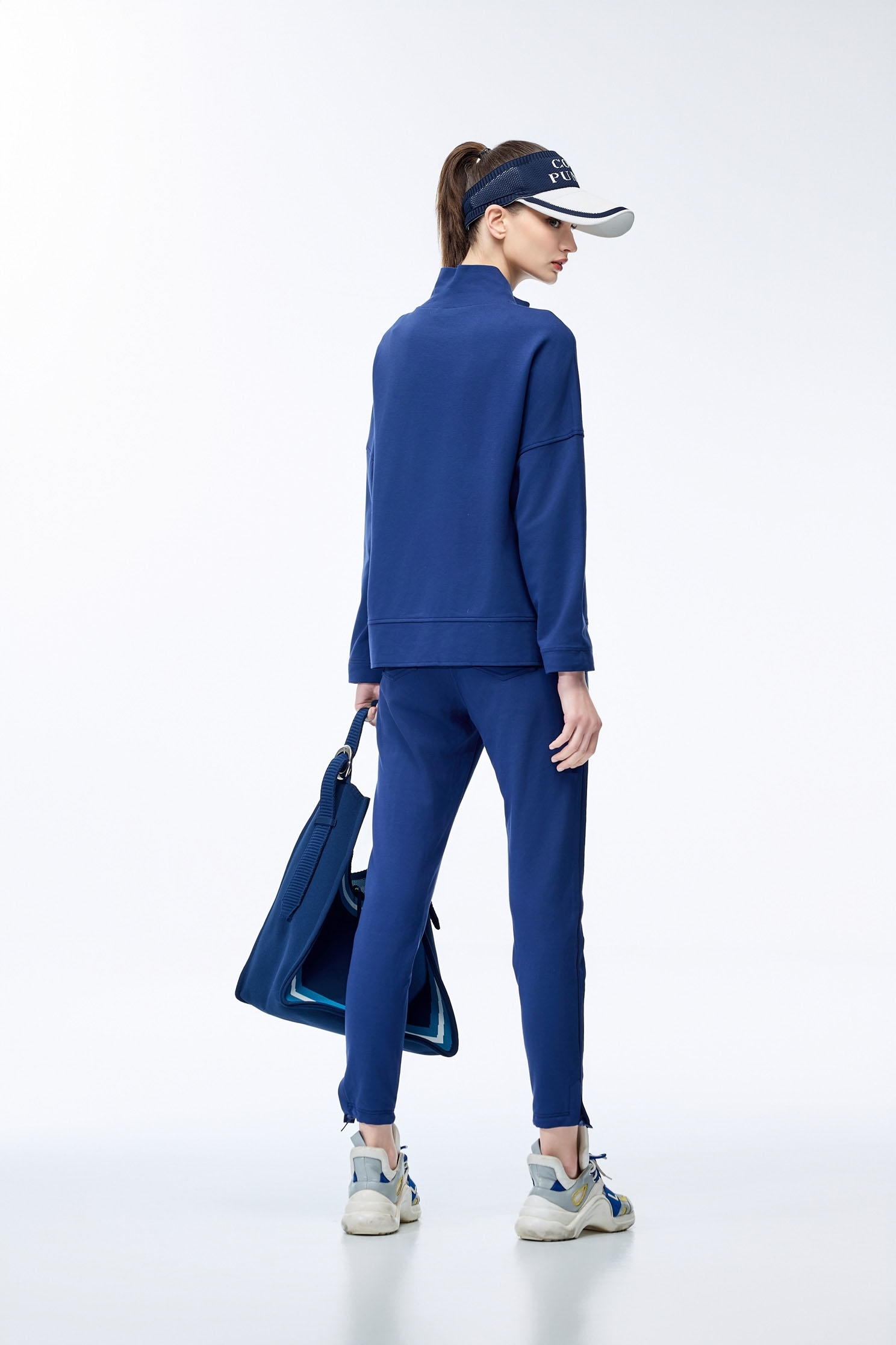 Midnight Blue Fitted PantsMidnight Blue Fitted Pants,COZY PUNCH,Season (AW) Look,Joggers,Pants