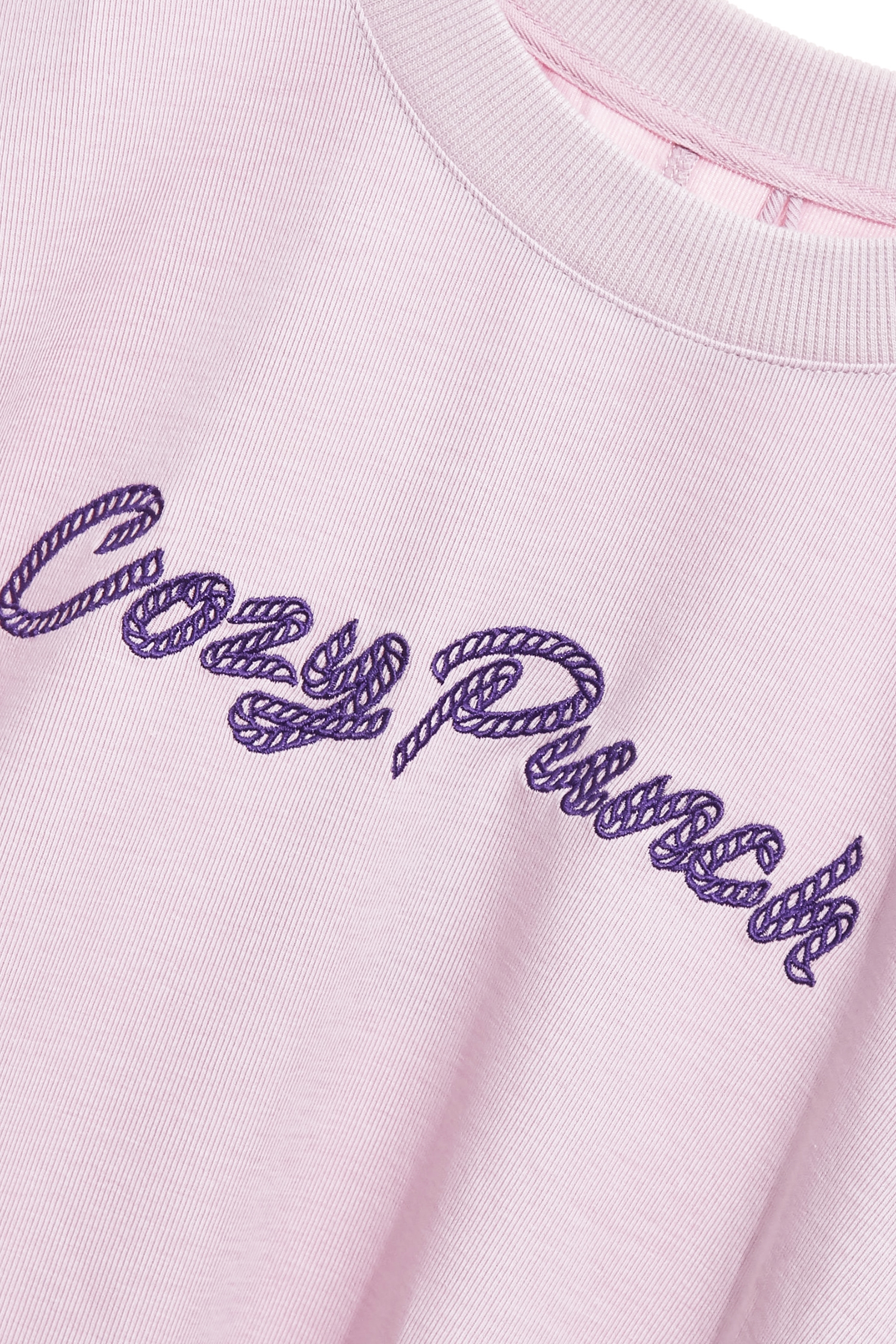 Makeup Pink Rope Embroidery TopMakeup Pink Rope Embroidery Top,COZY PUNCH,Tops,Casual,Embroidered,Season (SS) Look,Embroidered tops