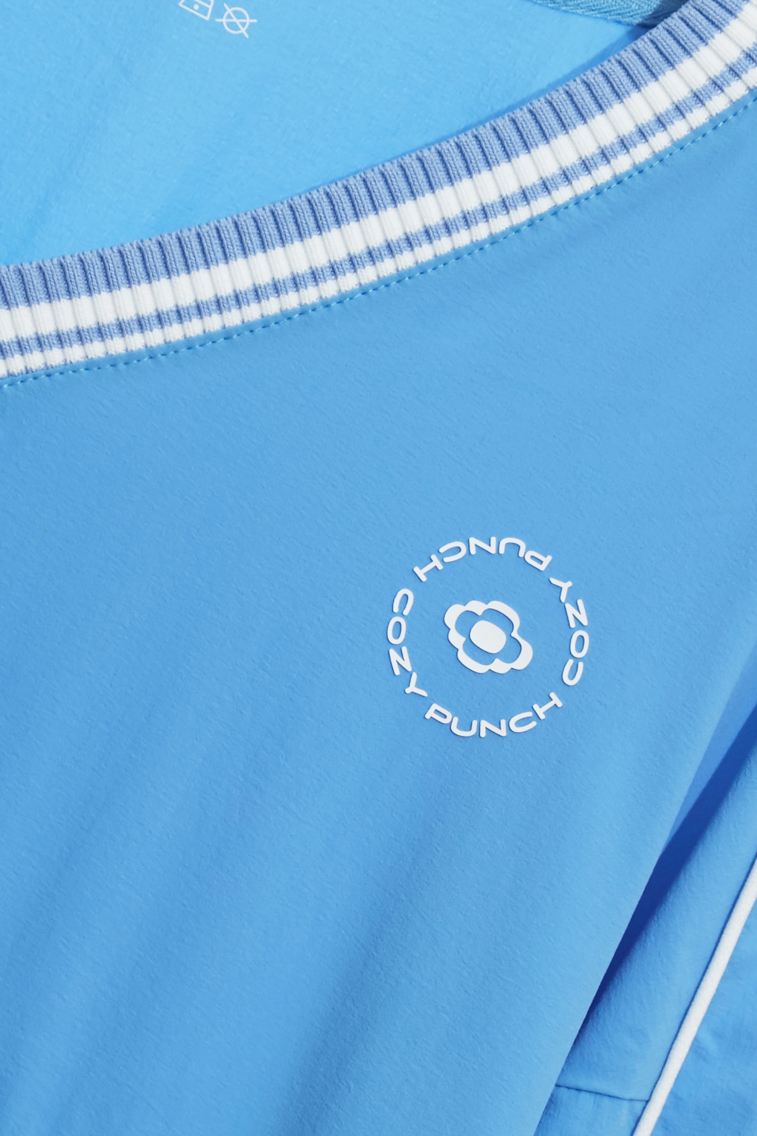 Contrast Trim Detail Sun Protection Collagen TopSunset Coral Color Collagen Top,Cool Tech Activewear,CoolTechActivewear,COZY PUNCH,Tops,Season (SS) Look