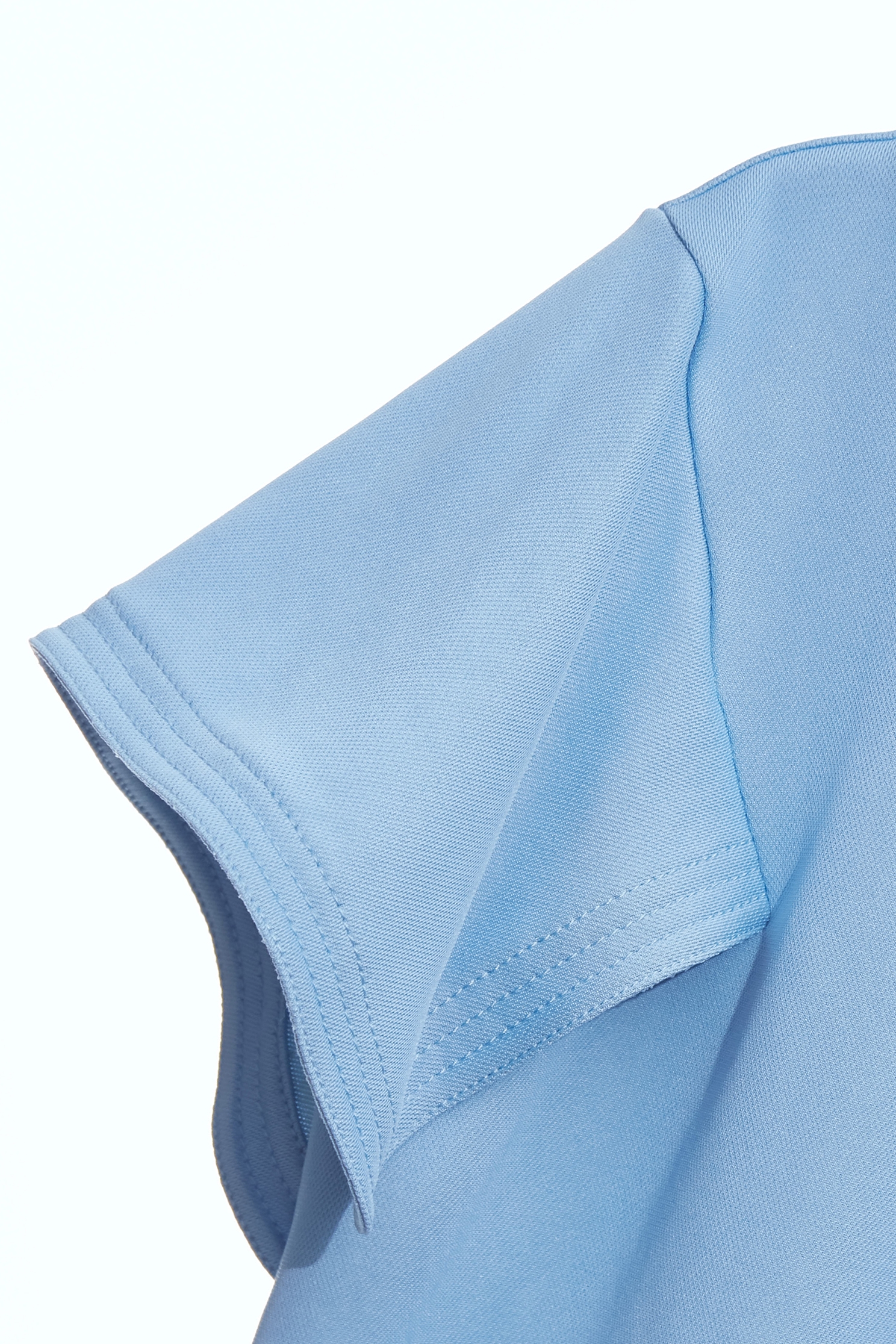 High Performance Collagen Sleeve Detail TopBluish Green Lake Color Collagen Sleeve Detail Top,COZY PUNCH,Tops,Casual,Season (SS) Look