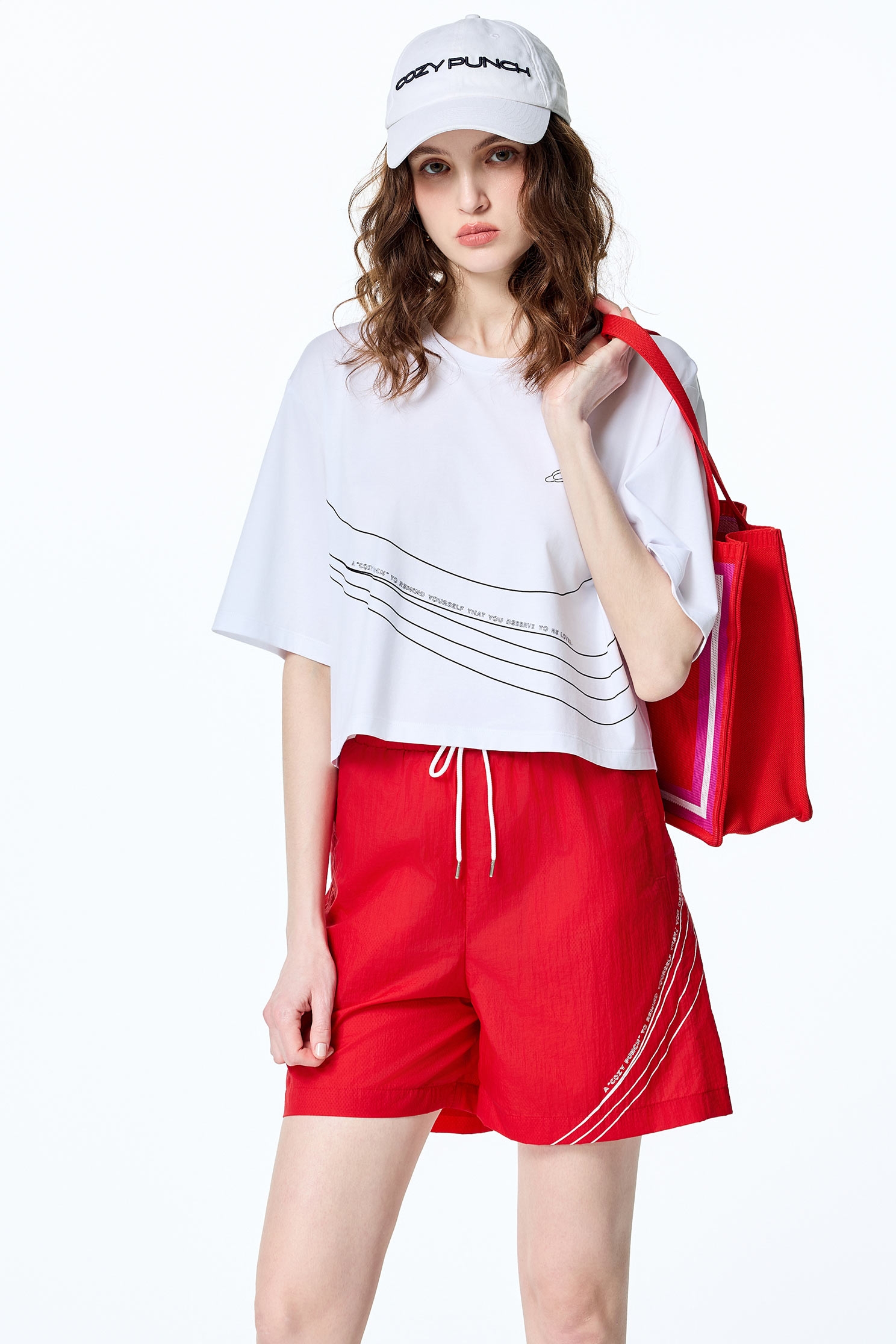 Planetary Graphic Print Crop TeePlanetary Graphic Print Crop Tee,COZY PUNCH,T-shirts,T-shirts,Tops,Season (SS) Look,Cotton