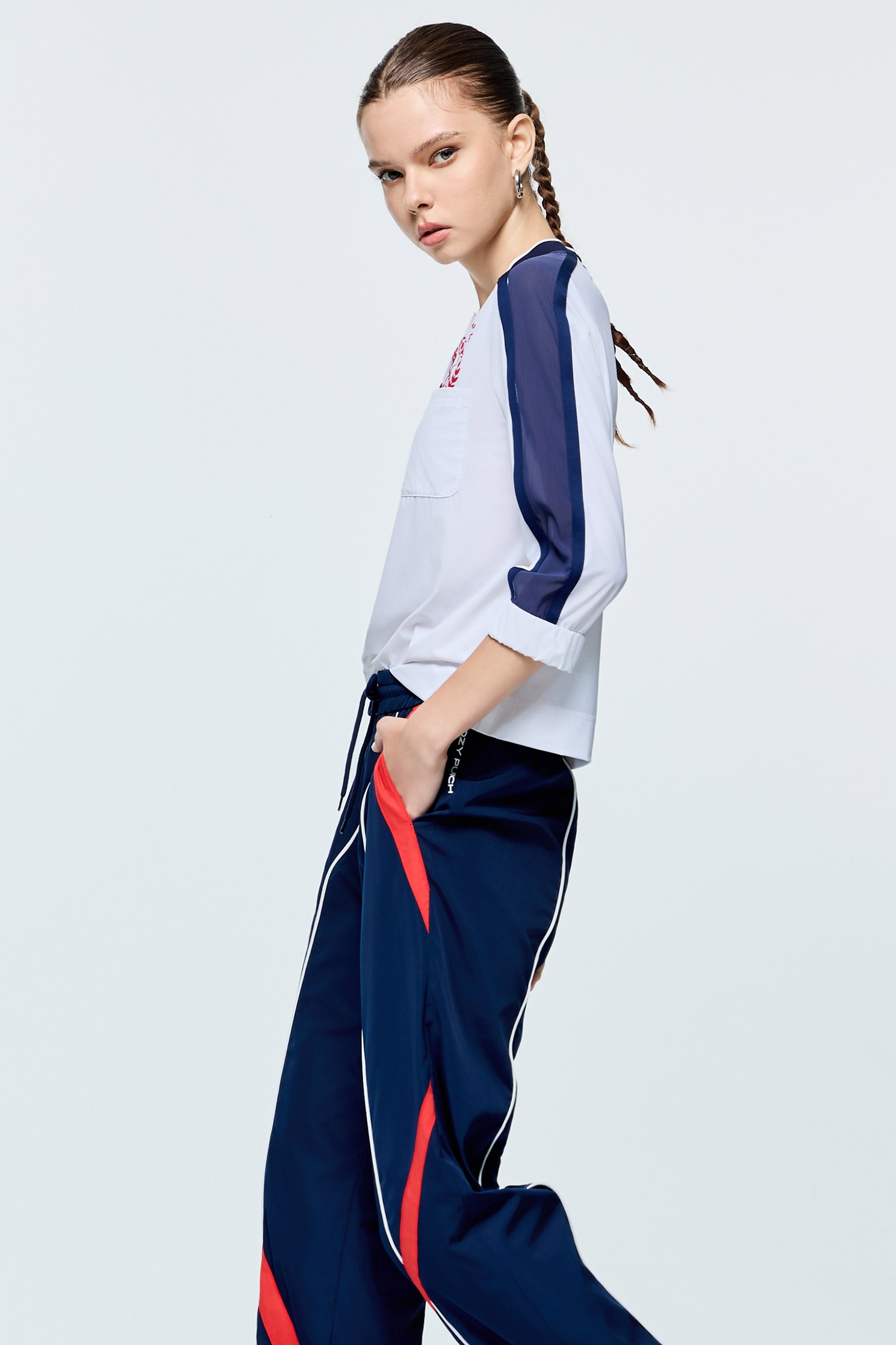 Collagen Contrast Colour TopCollagen Contrast Colour Top,COZY PUNCH,Tops,Embroidered,Season (AW) Look