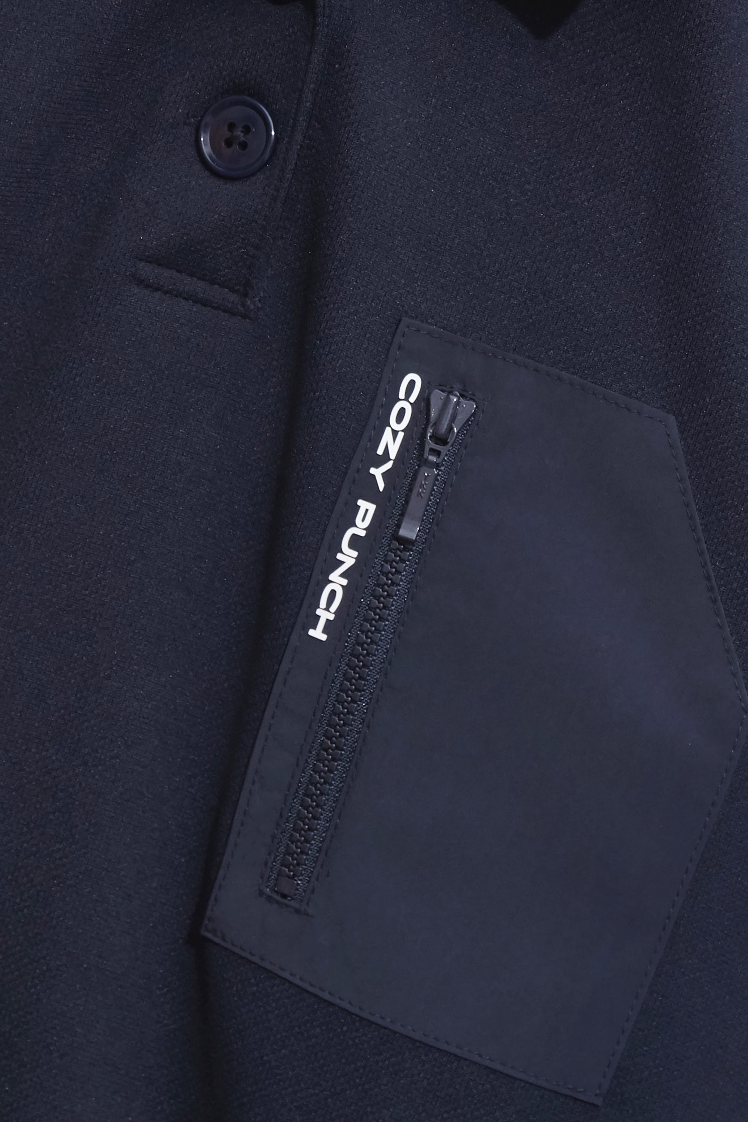 Contrast Hem Navy Polo TeeContrast Hem Navy Polo Tee,COZY PUNCH,Tops,Season (AW) Look