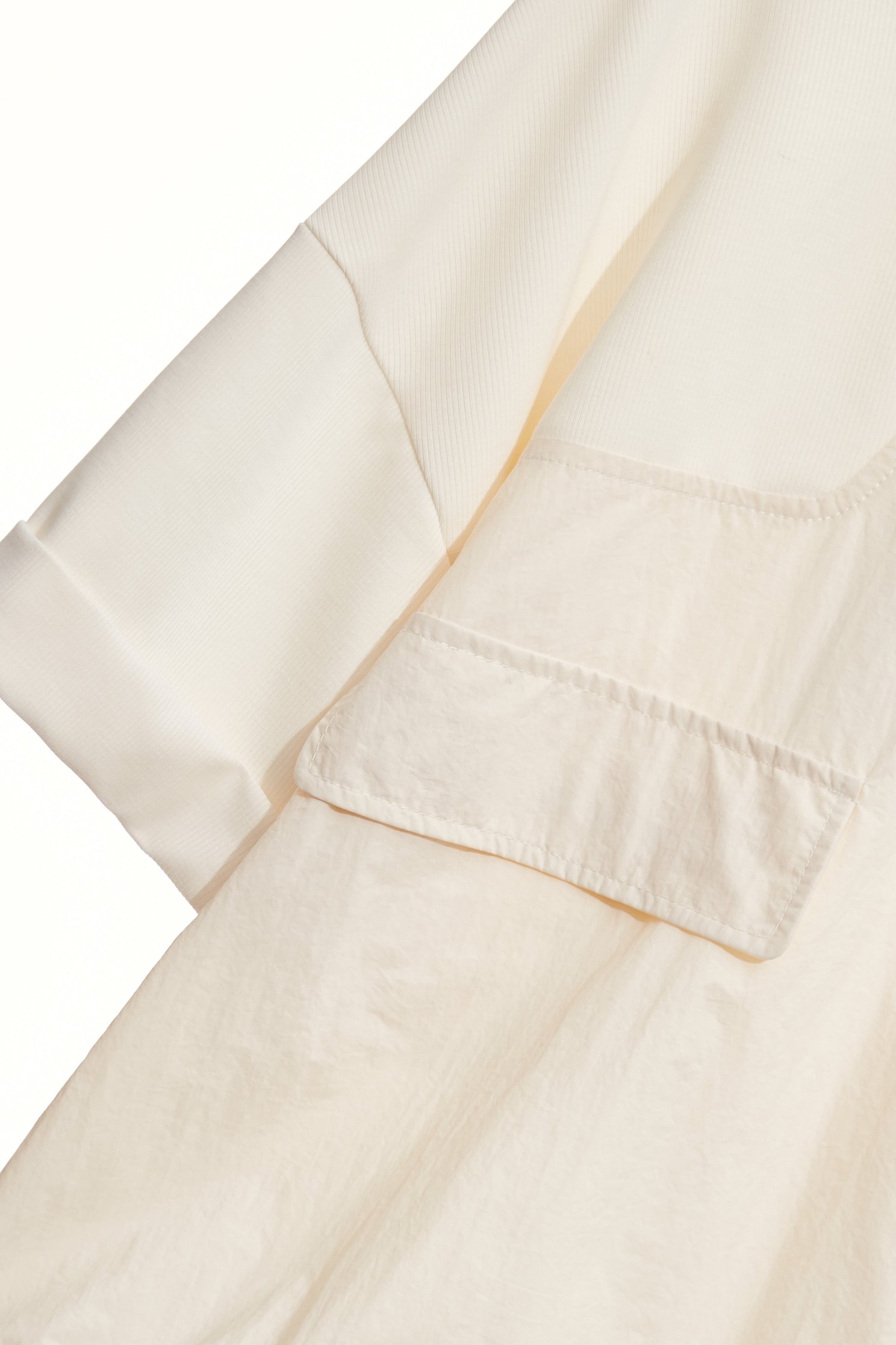 Patchwork White Short Sleeve TopPatchwork White Short Sleeve Top,Tops,Season (AW) Look