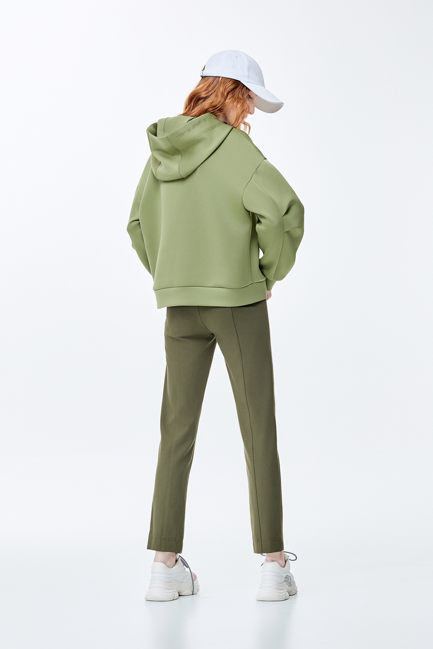 Digital lime green hoodieDigital lime green hoodie,COZY PUNCH,Tops,Embroidered,Hoodie tops,Season (AW) Look