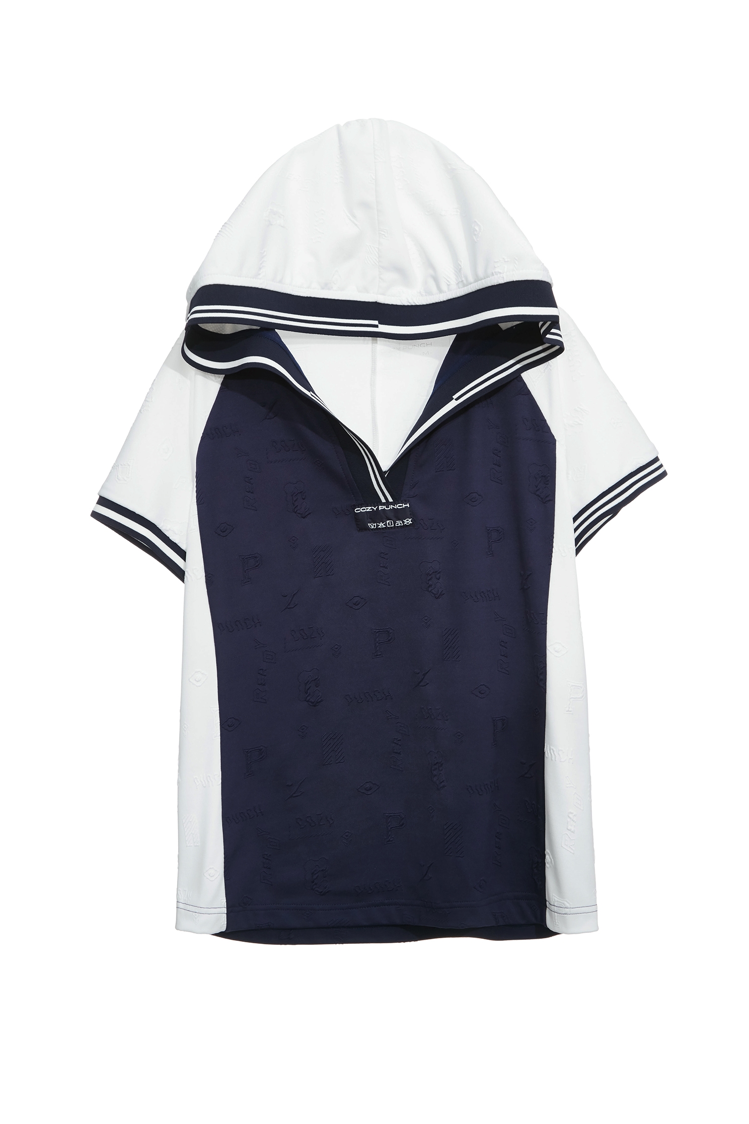 Hooded Floral Slim Fit Sports TopHooded Floral Slim Fit Sports Top,COZY PUNCH,V-Neck T shirts,Tops