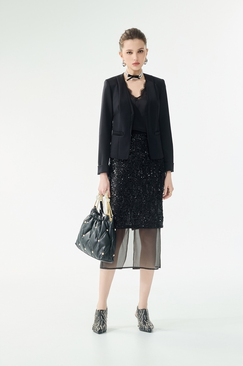 Organza Linning V-neck Blazer,,Organza Linning V-neck Blazer,Season (SS) Look,pearl,Midi skirts,Tops,Under shirts,Season (SS) Look,Knitted,Chiffon,black tops,Season (SS) Look,pearl,Mini skirts,Jackets,Outerwear,Season (SS) Look,pearl,Jackets,Outerwear,Season (SS) Look,Black outerwear