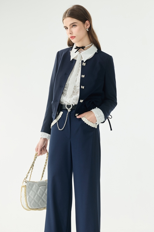 Bow Detail Navy Jacket,,Bow Detail Navy Jacket,sleeveless tops,Tops,Season (SS) Look,sleeveless tops,bows,Knitted,Knitted tops,Jackets,Outerwear,Season (SS) Look,Plaid,bows,Knitted,Knitted coats,Culottes,Season (SS) Look,pants,Tops,Embroidered,Season (SS) Look,White tops,Chiffon,Jackets,Outerwear,Season (SS) Look,bows,Blazers