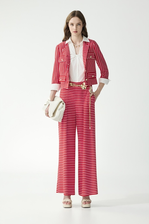 Stripe Print Red Jacket,,Stripe Print Red Jacket,Dresses,Season (SS) Look,Tops,Embroidered,Season (SS) Look,White tops,Embroidered,Culottes,Season (SS) Look,pants,Jackets,Outerwear,Season (SS) Look