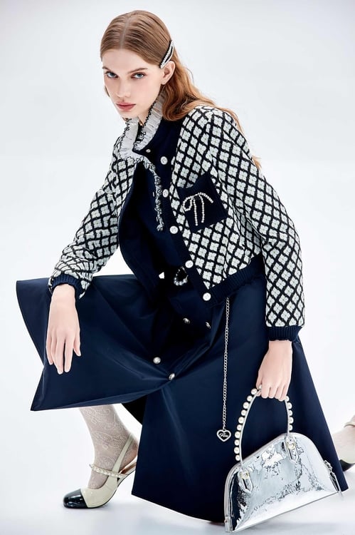 Retro Floral Print Button Front Jacket,,Retro Floral Print Button Front Jacket,Jackets,Outerwear,Season (AW) Look,bows,Knitted,Knitted coats,Jackets,Outerwear,Season (AW) Look,bows,Blazers,Jackets,Outerwear,Season (AW) Look