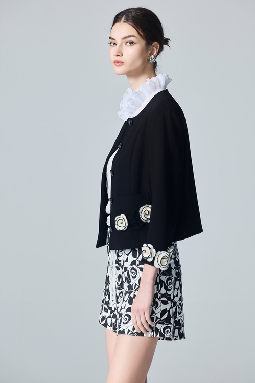 Contrast Rose Detail Black Jacket,,Contrast Rose Detail Black Jacket,sleeveless tops,White tops,Season (AW) Look,sleeveless tops,Chiffon,Dresses,Under shirts,Season (AW) Look,Chiffon,White skirts,Mini skirts,Season (AW) Look,Lace,Dresses,Season (AW) Look,Black dresses,Tops,Season (AW) Look,Culottes,Season (AW) Look,pants,Knitted,Black pants,Jackets,Outerwear,White outerwear,Season (AW) Look,Lace,Tops,Under shirts,White tops,Season (AW) Look,Chiffon,Culottes,White pants,Season (AW) Look,pants,sleeveless tops,Season (AW) Look,sleeveless tops,Lace,Black tops,pearl,Shorts,Season (AW) Look,pants,Knitted,White skirts,Season (AW) Look,Knitted,Midi skirts,Chiffon,Jackets,Outerwear,Season (AW) Look,Knitted,Black outerwear