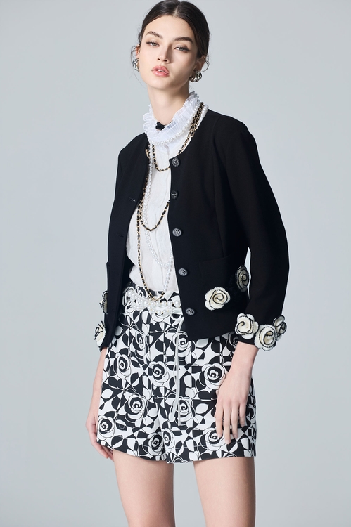 Contrast Rose Detail Black Jacket,,Contrast Rose Detail Black Jacket,sleeveless tops,White tops,Season (AW) Look,sleeveless tops,Chiffon,Dresses,Under shirts,Season (AW) Look,Chiffon,White skirts,Mini skirts,Season (AW) Look,Lace,Dresses,Season (AW) Look,Black dresses,Tops,Season (AW) Look,Culottes,Season (AW) Look,pants,Knitted,Black pants,Jackets,Outerwear,White outerwear,Season (AW) Look,Lace,Tops,Under shirts,White tops,Season (AW) Look,Chiffon,Culottes,White pants,Season (AW) Look,pants,sleeveless tops,Season (AW) Look,sleeveless tops,Lace,Black tops,pearl,Shorts,Season (AW) Look,pants,Knitted,White skirts,Season (AW) Look,Knitted,Midi skirts,Chiffon,Jackets,Outerwear,Season (AW) Look,Knitted,Black outerwear