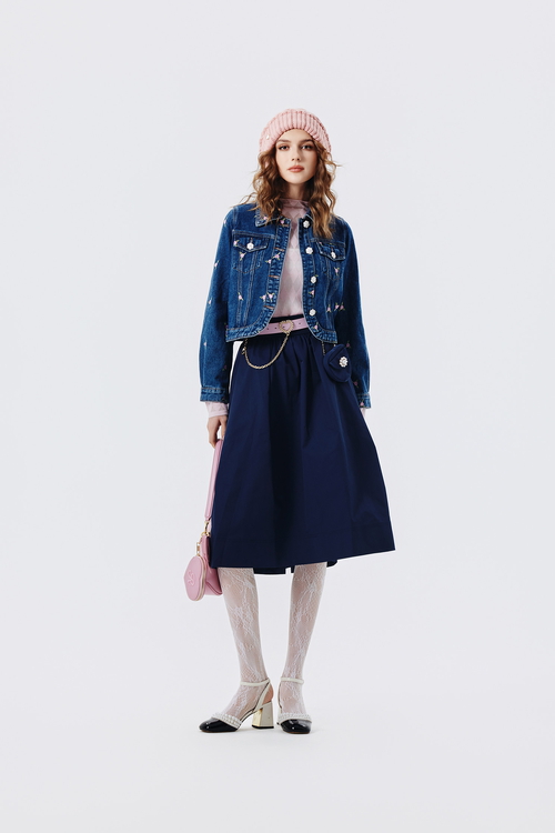 Rose Embroidery Denim Jacket,Denim Jackets