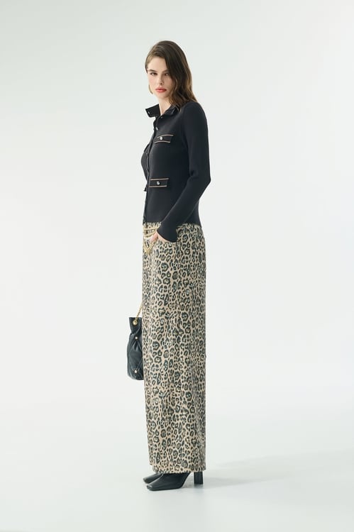 Turtleneck Knit Caramel Cardigan,Knitted coats