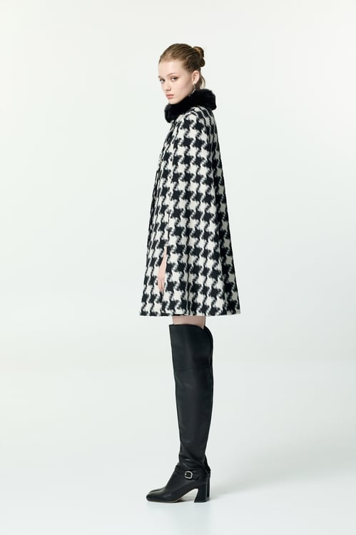Houndstooth Faux Fur Collar Cape Jacket,,Houndstooth Faux Fur Collar Cape Jacket,Tops,Season (AW) Look,Knitted,black tops,Jackets,Outerwear,Season (AW) Look,Black outerwear,Tops,Season (AW) Look,black tops,Tops,pearl,Season (AW) Look,Knitted,Knitted tops,black tops,Dresses,Season (AW) Look,Black dresses,Denim,Jeans,Season (AW) Look,pants,Black jeans,Black pants,Jackets,Outerwear,Season (AW) Look