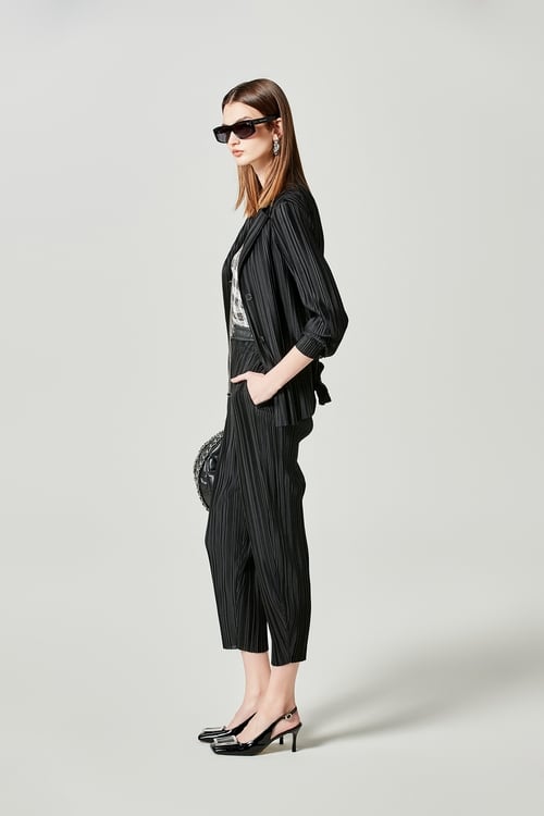 Full Pleated Mid Length Jacket,Belts,Belts
