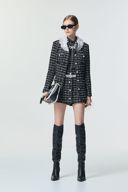 Classic Checkered Mid Length Jacket,,Classic Checkered Mid Length Jacket,Jackets,Outerwear,Season (SS) Look,White outerwear,bows,sleeveless tops,Season (SS) Look,sleeveless tops,Knitted,Knitted tops,Black tops,Dresses,Season (SS) Look,pearl,Knitted,Jackets,Outerwear,Season (SS) Look,Knitted,Knitted coats,Black outerwear,Tops,Season (SS) Look,pearl,black tops,Season (SS) Look,Denim,Jeans,pearl,pants,Tops,Season (SS) Look,Knitted,black tops,Season (SS) Look,pearl,pants,Skorts,Knitted,Jackets,Outerwear,Season (SS) Look,pearl,Knitted