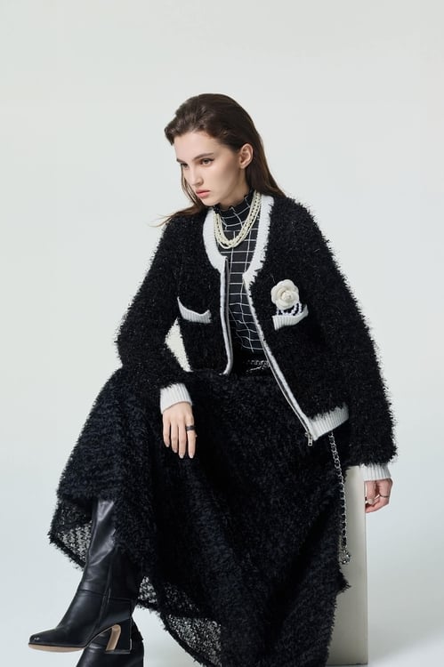 Front Zip Fringe Knit Cardigan,,Front Zip Fringe Knit Cardigan,Jackets,Outerwear,Season (SS) Look,White outerwear,bows,sleeveless tops,Season (SS) Look,sleeveless tops,Knitted,Knitted tops,Black tops,Dresses,Season (SS) Look,pearl,Knitted,Jackets,Outerwear,Season (SS) Look,Knitted,Knitted coats,Black outerwear