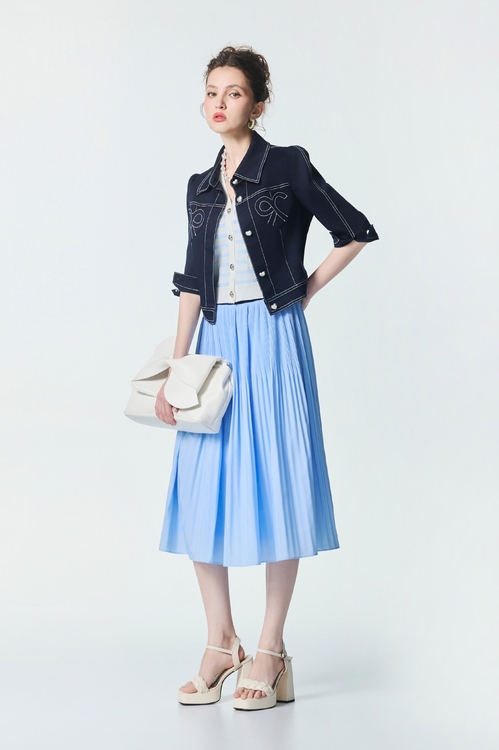 Pleated Blue Midi Skirt,,Pleated Blue Midi Skirt,sleeveless tops,Tops,Season (SS) Look,sleeveless tops,bows,Knitted,Knitted tops,Jackets,Outerwear,Season (SS) Look,White outerwear,bows,Culottes,Season (SS) Look,White pants,bows,pants,sleeveless tops,Tops,Season (SS) Look,sleeveless tops,Lace,sleeveless tops,Tops,Season (SS) Look,sleeveless tops,Season (SS) Look,Midi skirts