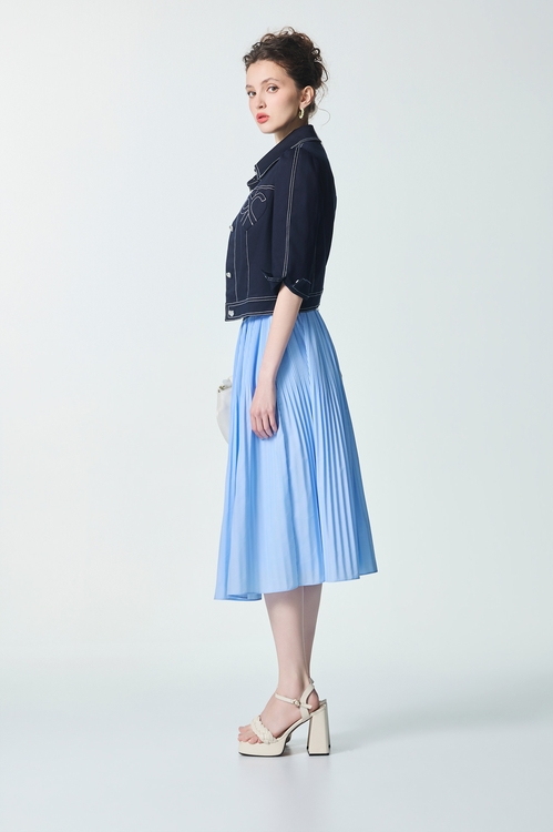 Pleated Blue Midi Skirt,,Pleated Blue Midi Skirt,sleeveless tops,Tops,Season (SS) Look,sleeveless tops,bows,Knitted,Knitted tops,Jackets,Outerwear,Season (SS) Look,White outerwear,bows,Culottes,Season (SS) Look,White pants,bows,pants,sleeveless tops,Tops,Season (SS) Look,sleeveless tops,Lace,sleeveless tops,Tops,Season (SS) Look,sleeveless tops,Season (SS) Look,Midi skirts