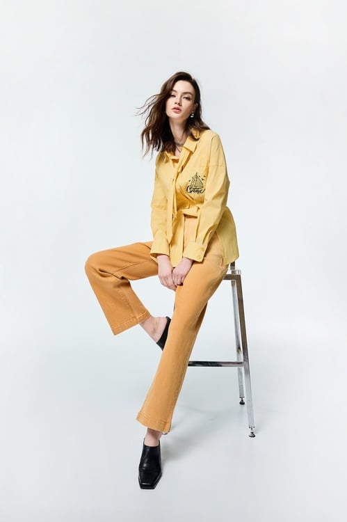 Gradient Wide Leg Jeans,Wide-leg jeans