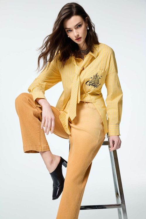 Gradient Wide Leg Jeans,Wide-leg jeans