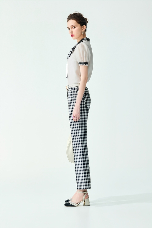 Checkered Boot Leg Pants,,Checkered Boot Leg Pants,Dresses,Season (SS) Look,Jackets,Embroidered,Outerwear,Season (SS) Look,White outerwear,Lace,Knitted,Knitted coats,Bell-bottoms,Season (SS) Look,Plaid,pants