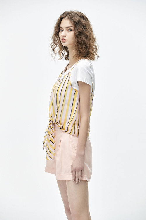 Pink Basic Shorts,mothergift