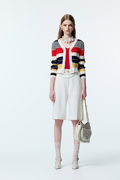 Basic White Wide Leg Crop Pants,pants,Pants