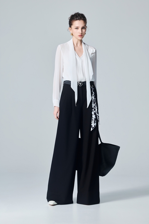 Classic Wide Leg Pants With Rose Print Scarf,,Classic Wide Leg Pants With Rose Print Scarf,sleeveless tops,White tops,Season (AW) Look,sleeveless tops,Chiffon,Dresses,Under shirts,Season (AW) Look,Chiffon,White skirts,Mini skirts,Season (AW) Look,Lace,Dresses,Season (AW) Look,Black dresses,Tops,Season (AW) Look,Culottes,Season (AW) Look,pants,Knitted,Black pants