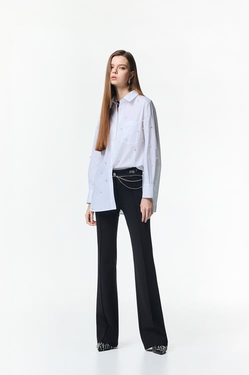 Black Boot Leg Pants,Bell-bottoms,Bell-bottoms,Bell-bottoms